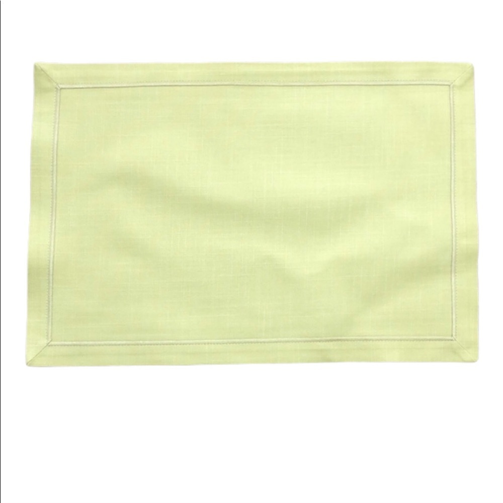 Pea Solid Dining  Table Placemats and Napkins